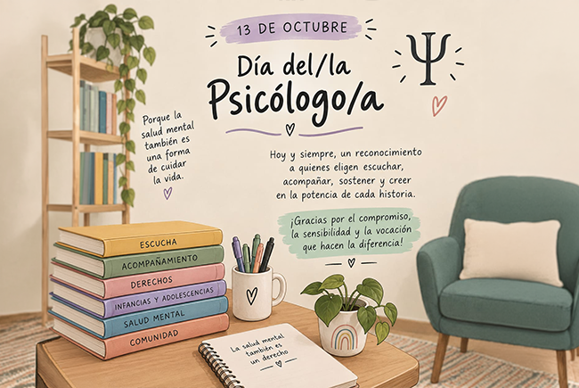 13 de octubre: Día Nacional de la Psicóloga y el Psicólogo