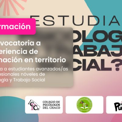 Convocatoria a experiencia de formación en territorio – Red Puentes 2026