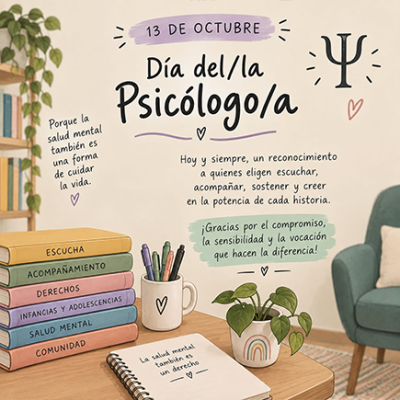 13 de octubre: Día Nacional de la Psicóloga y el Psicólogo